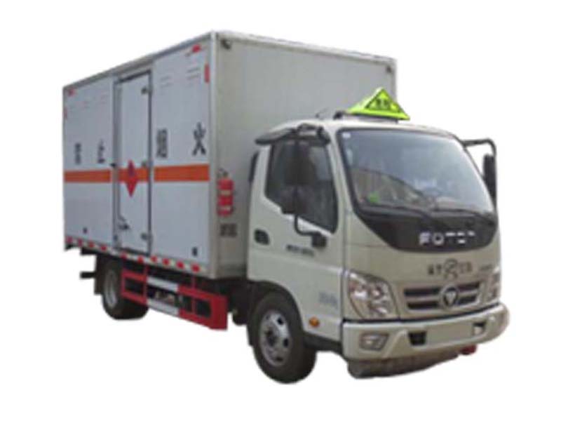 福田小型易燃氣體廂式運輸車